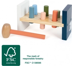 Drvena zabijalica ARCTIC s polarnim medvjedom