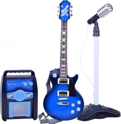 Electric Guitar with Microphone and Amplifier for Kids Karaoke