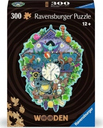 Wooden outline puzzle cuckoo clock 300 pieces Ravensburger