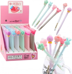 Gel peresnik z radirko in dekorativnim pokrovčkom