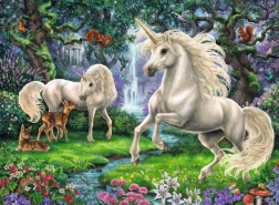 Ravensburger Kids' Puzzle Mysterious Unicorns 200 Pieces