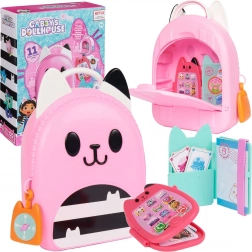 GABBYJINA HIŠA LUTK potovalni set z nahrbtnikom, telefonom in denarnico