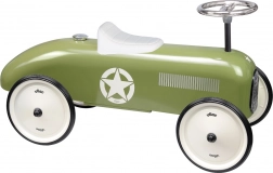 Vilac vintage cavalcabile in metallo khaki