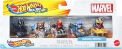 Hot Wheels RacerVerse Marvel – 5-Pack of Die-Cast Cars