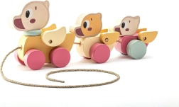 Cubika pastelni vlečni pes na vrvici