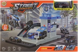 Rozkládací policejní stanice s autíčkem