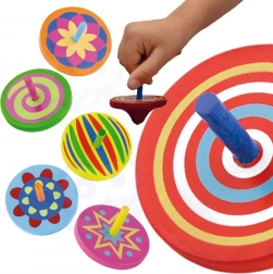 Colorful Wooden Top VIGA