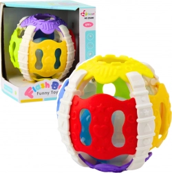 Gekleurde rubberen sensorische bal voor baby’s