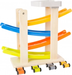 Klip klap bane med 4 biler