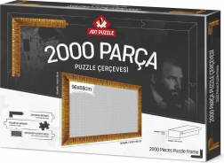 Puzzle Frame 96x68cm Gold