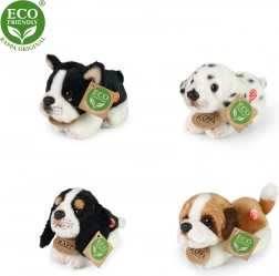 Plush Lying Dog 15 cm Eco-friendly