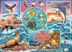 Family Puzzle Ocean Magic 350 pieces COBBLE HILL