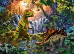 Puzzle U kraljevstvu dinosaura XXL 100 dijelova