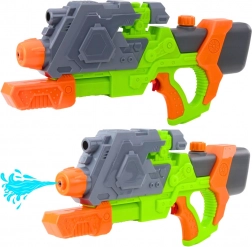 Pistolet à eau à pompe mécanique 50 cm – vert‑orange