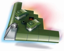 Qman amfibijski bombarder Electric Ray – mini set od 38 dijelova