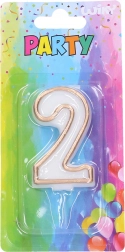 Párty svíčka Zlaté číslo 2