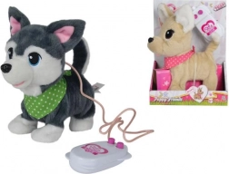 Cucciolo di peluche con guinzaglio con suoni e camminata