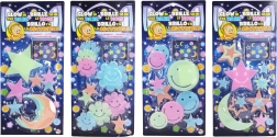 Glow-in-the-dark shapes for kids’ room