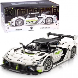 Technical building set 2-in-1 sports car and spaceship, 1091 pieces
