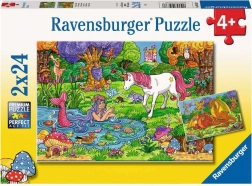 Ravensburger puzzle Čarobna šuma 2x24 komada