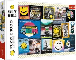 Puzzle 1000 dílků Smiley – Žij pozitivně