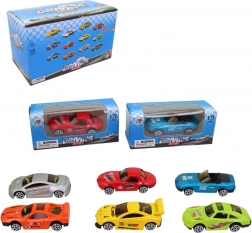 Auto da corsa 7 cm con ruote libere