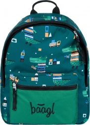BAAGL óvodás hátizsák - krokodil