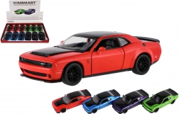 Modello d'auto in metallo Kinsmart Dodge Challenger SRT Demon 170 (2023) 13 cm con meccanismo a retrocarica
