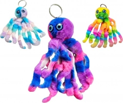 Pluchen octopus-hanger 18 cm