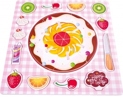 BINO puzzle ad incastro in legno torta