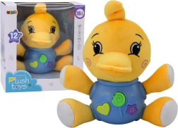 Interactive Plush Duckling with Lights and Sounds, 19 cm