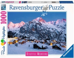 Puzzle Ravensburger Mürren dall'Oberland Bernese 1000 pezzi