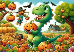 Cute Dinosaur Puzzle 50 Pieces