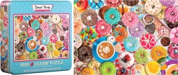 Puzzle in a Tin Box Donut Celebration 1000 Pieces EUROGRAPHICS