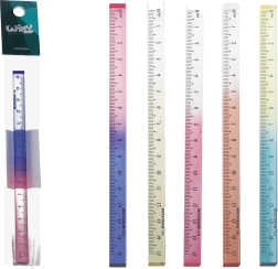 Righello 3D colorato 15 cm