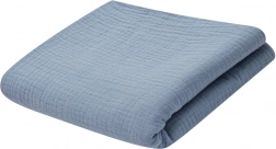 Otroška muslinasta odeja NEW BABY 70 × 100 cm modra