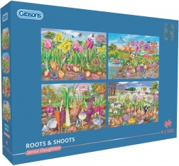 Gibsons puzzle Roots and Shoots 4×500 pieces