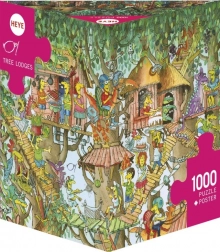 Puzzel HEYE Boomhutten 1000 stukjes