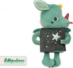 libro morbido in peluche e coccolo drago Joe 3 m+ di Lilliputiens