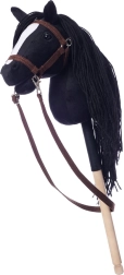 Bastone con cavallo HoppiHorse - nero