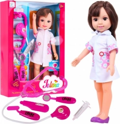 Grande bambola infermiera con accessori medici per bambini 3+