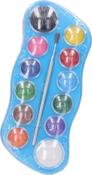 Akvarelne barve - set 12 barv + čopič