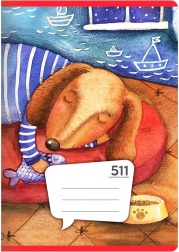 A5 Notebook, 10 sheets – ruled with auxiliary line