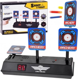 Interactive Automatic Three-Point Target for Foam Darts SHIELD