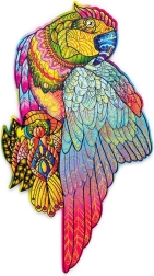 Drvene puzzle Papiga