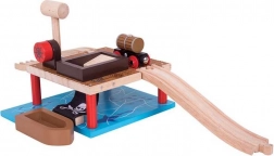 Bigjigs Rail hordós rakodóállomás