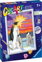 Ravensburger CreArt schilderen op nummer – pinguïns