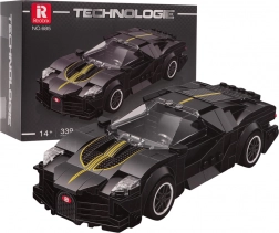 klocki auto supersport czarny 339 elementów