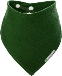 T-TOMI BIO muślinowy śliniaczek Olive