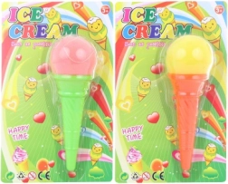 Gelato spara-pallina – pallina in schiuma con cordicella